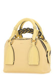 Pastel Yellow Leather Small Daria Handbag