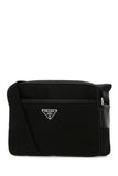 Black Re-Nylon Crossbody Bag