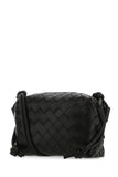 Black nappa leather Loop crossbody bag