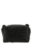 Black nappa leather Loop crossbody bag