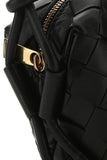 Black nappa leather Loop crossbody bag
