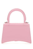 Pink leather mini Hourglass handbag