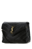 Black leather toy Loulou crossbody bag
