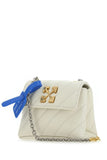 Ivory leather Jackhammer 17 crossbody bag