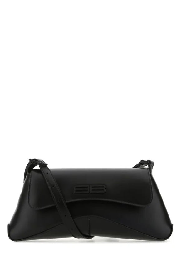 Black leather small XX Flap crossbody bag