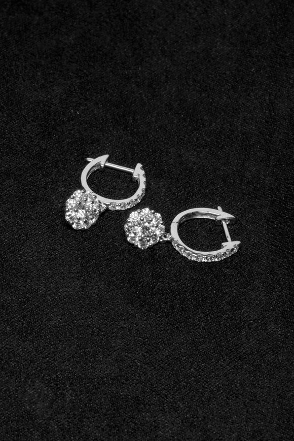 Diamond Drops Natural Diamond Earrings