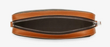 Multicolor Fabric and Leather Medium Camera Case Crossbody Bag